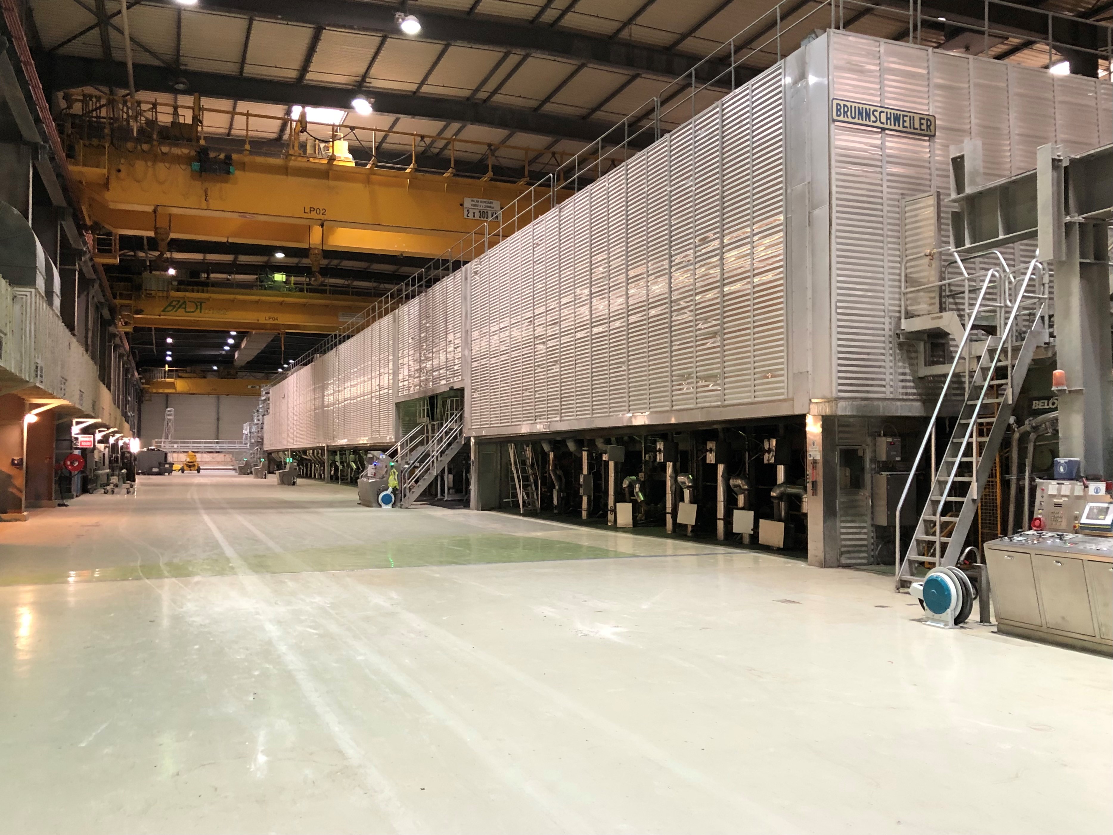 Alizay paper machine
